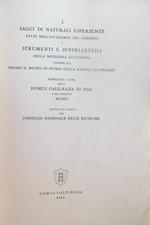I saggi di naturali esperienze fatte dall'accademia del cimento