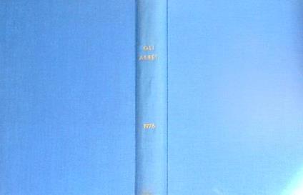 Aerei. Annata 1976 - copertina