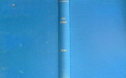 Aerei. Annata 1986 - copertina