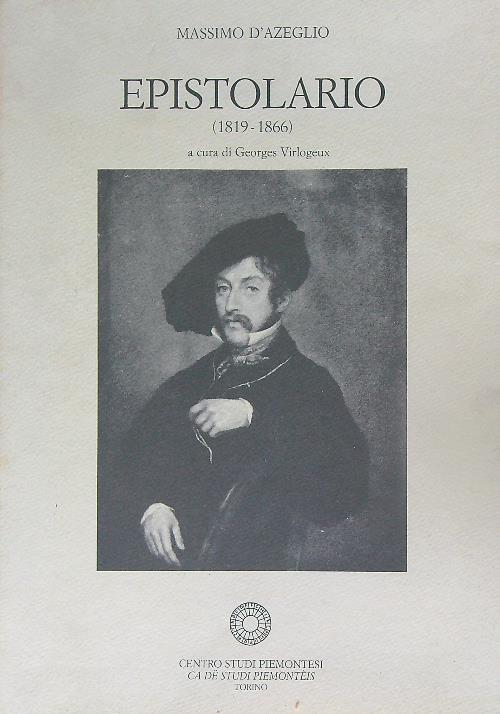 Epistolario. 1 (1819-1866) - Massimo D'Azeglio - copertina