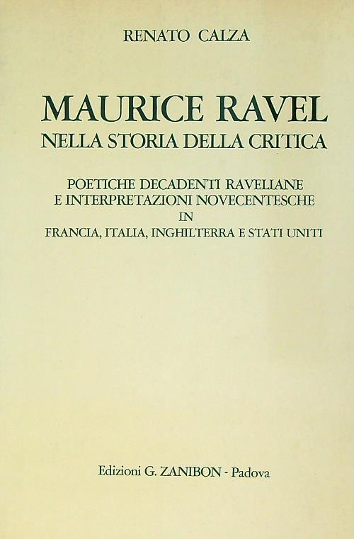 Maurice Ravel nella storia della critica