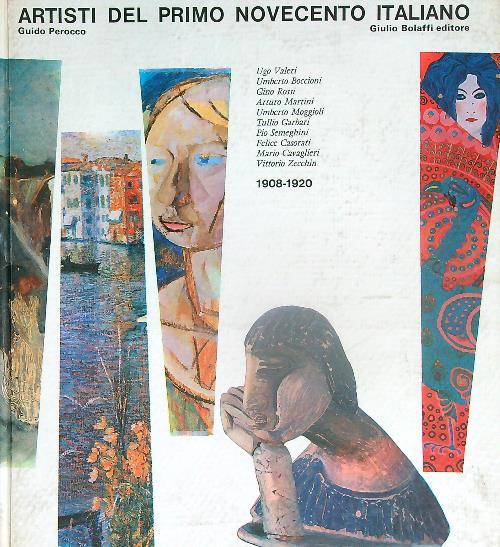 Artisti del primo novecento Italiano - Guido Perocco - copertina