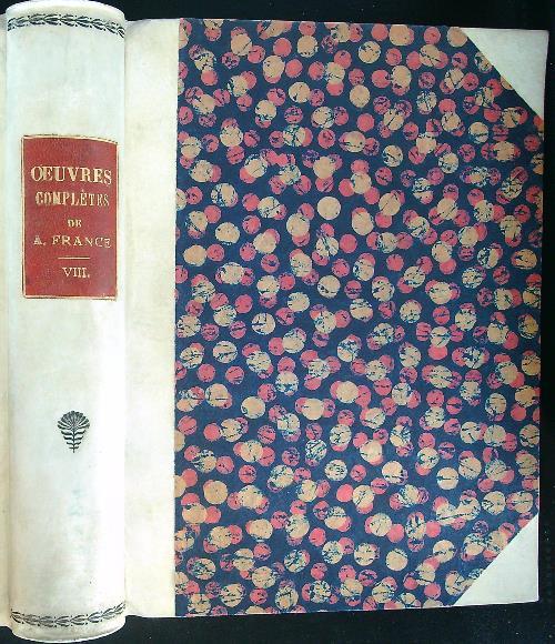 Oeuvres completes de A. France VIII - copertina