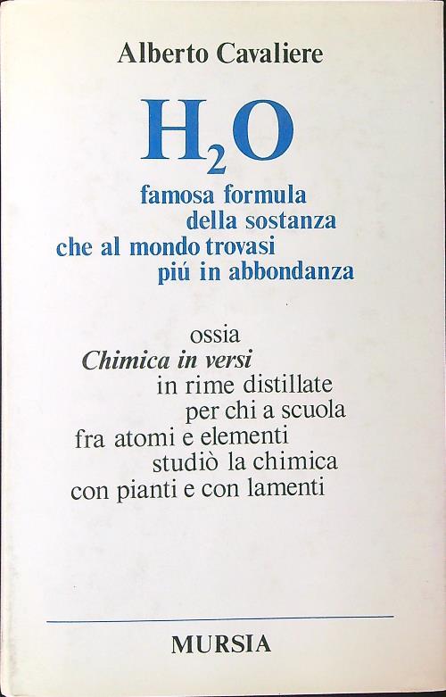 H2O - Alberto Cavaliere - copertina