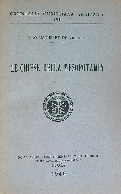 Le chiese della Mesopotamia