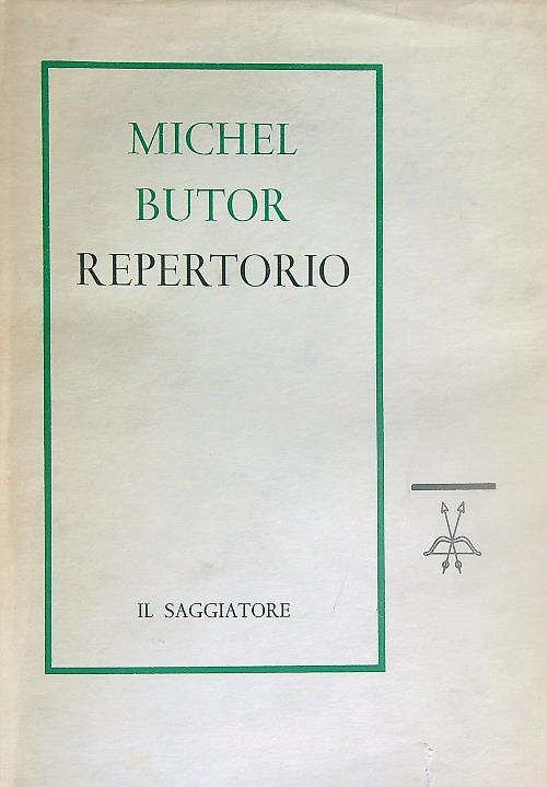 Repertorio - Michel Butor - copertina