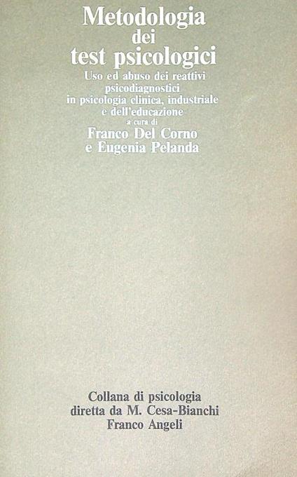 Metodologia dei test psicologici - copertina
