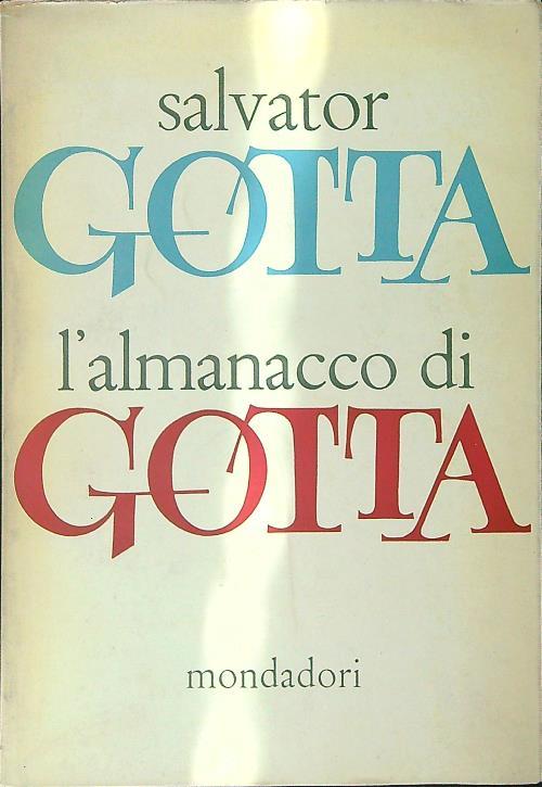 L' almanacco di Gotta - Salvator Gotta - copertina