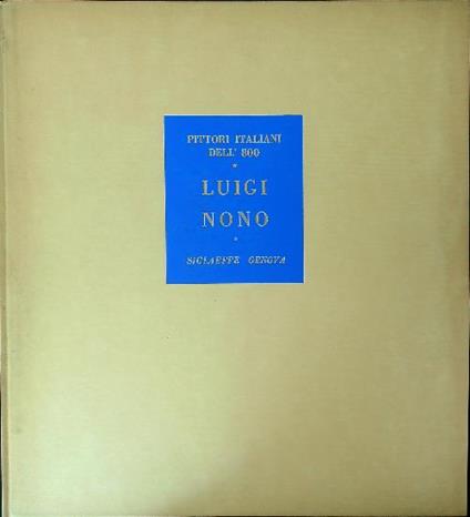 Luigi Nono - copertina