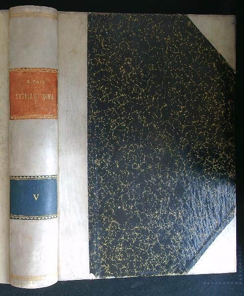 Storia di Roma 5 vv - Ettore Pais - copertina
