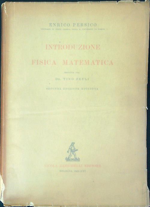 Introduzione alla fisica matematica