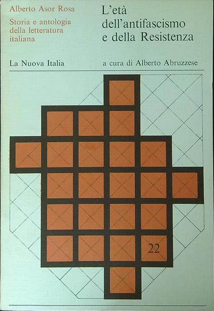 L' età dell'antifascismo e della Resistenza - Alberto Abruzzese - copertina