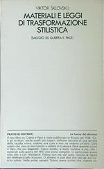 Materiali e leggi di trasformazione stilistica