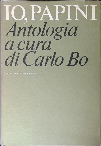 Io, Papini - Carlo Bo - copertina