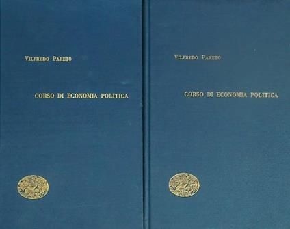 Corso di economia politica. 2vv - Vilfredo Pareto - copertina