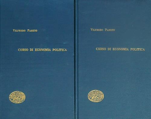 Corso di economia politica. 2vv - Vilfredo Pareto - copertina