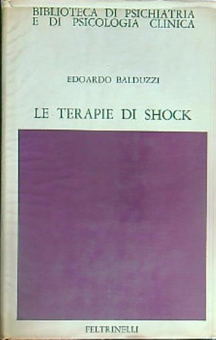 Le terapie di shock - Edoardo Balduzzi - copertina