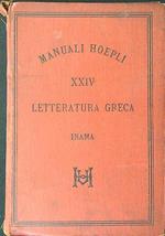 Manuali Hoepli XXIV Letteratura Greca