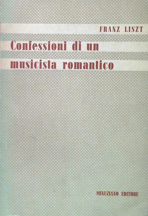 Confessioni di un musicista romantico - Franz Liszt - copertina