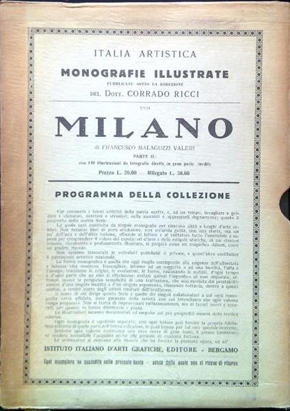 Milano - Parte II - Francesco Valcri Malaguzzi - copertina