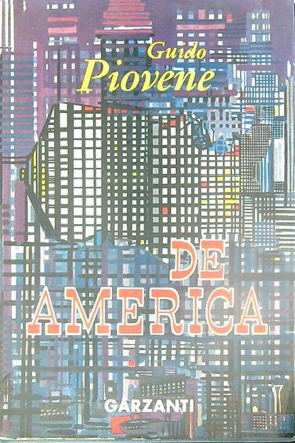 De America - Guido Piovene - copertina