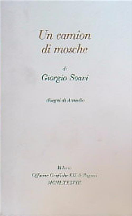 Un camion di mosche