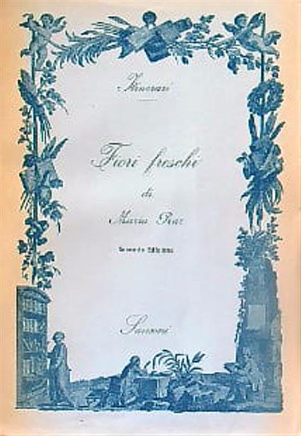 Fiori freschi - Mario Praz - copertina