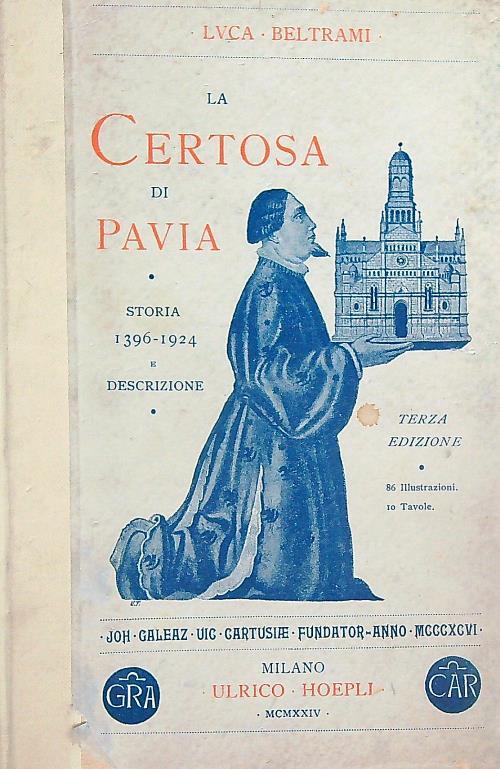 La certosa di Pavia - Luca Beltrami - copertina