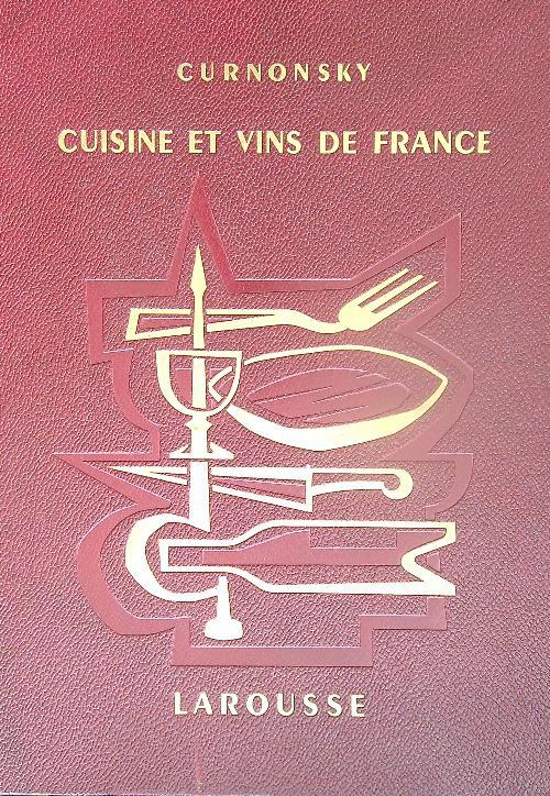 Cuisine et vins de France - Curnonsky - copertina