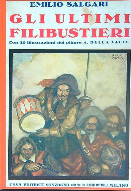 Gli ultimi filibustieri - Emilio Salgari - copertina
