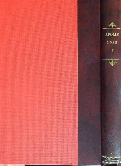Apollo 1988. Vol I Da gennaio 1988 ad aprile 1988 - copertina