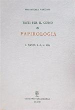 Testi per il corso di papirologia. Il papiro B.G. U. 1210
