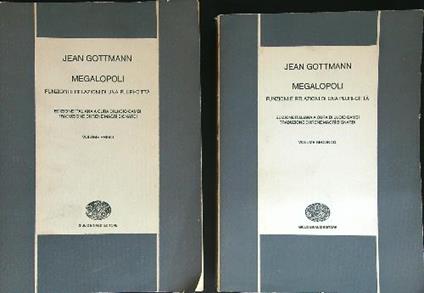 Megalopoli 2 vv - Jean Gottmann - copertina
