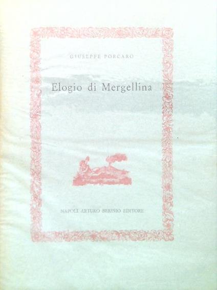 Elogio di Mergellina - Giuseppe Porcaro - copertina