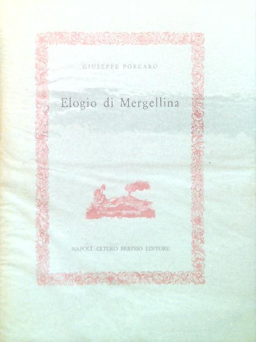Elogio di Mergellina - Giuseppe Porcaro - copertina