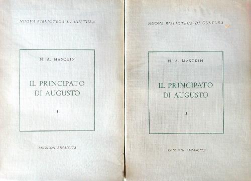 Il principato di Augusto. 2 Volumi - N. A. Masckin - copertina
