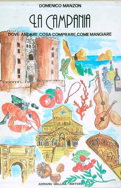 La Campania. Dove andare. cosa comprare. come mangiare - Domenico Manzon - copertina