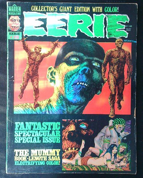 Eerie n 78 October 1976 - copertina