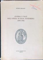 Guerra e pace nell'opera di Isaac Rosenberg 1890 - 1918