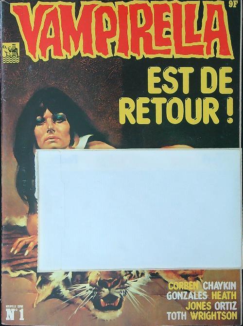 Vampirella n 1 / Avril 1978 - copertina