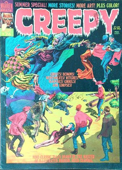 Creepy 74/ Oct 1975 - copertina