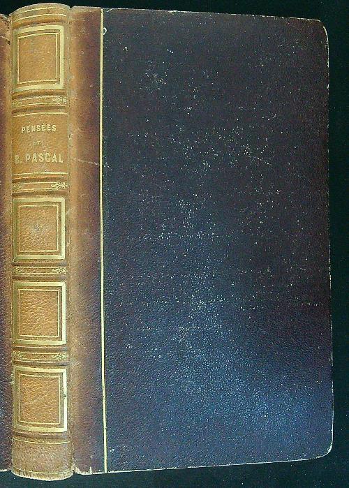 Pensees du B. Pascal - copertina