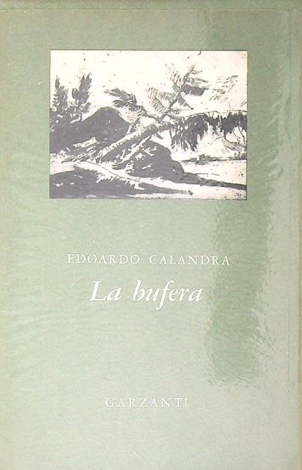 La bufera - Edoardo Calandra - copertina