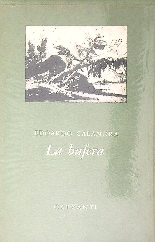 La bufera - Edoardo Calandra - copertina