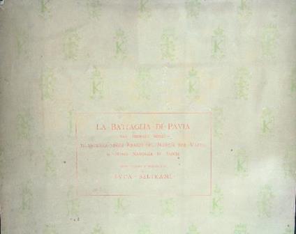 La  battaglia di Pavia - Luca Beltrami - copertina