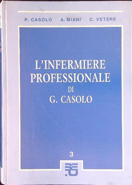 L' infermiere professionale 3 vv - P. Casolo - copertina