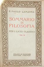 Sommario di Filosofia ad uso dei licei classici. Vol III