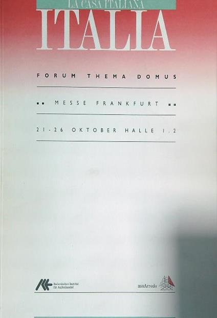 La casa italiana Italia Forum thema Domus 21-26 Oktober Halle 1.2 - copertina