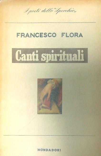 Canti spirituali - Francesco Flora - copertina