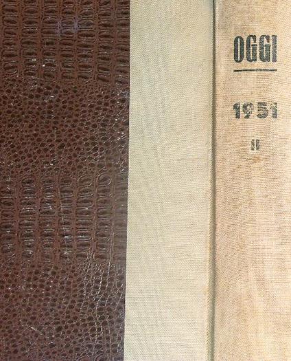 Oggi. Annata 1951. Volume II Dal n. 27/1951 al 52/1951 - copertina